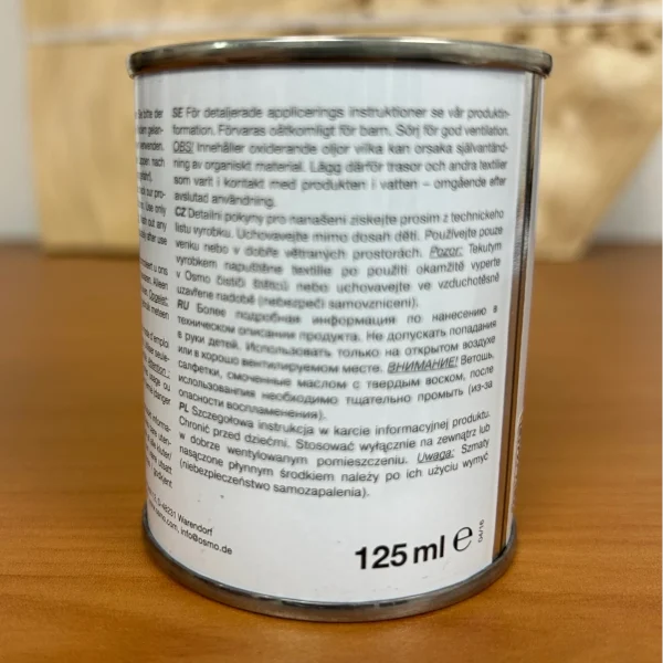 Bote Aceite-Cera Osmo Original 3041 Incoloro Mate 0,125 Litros.