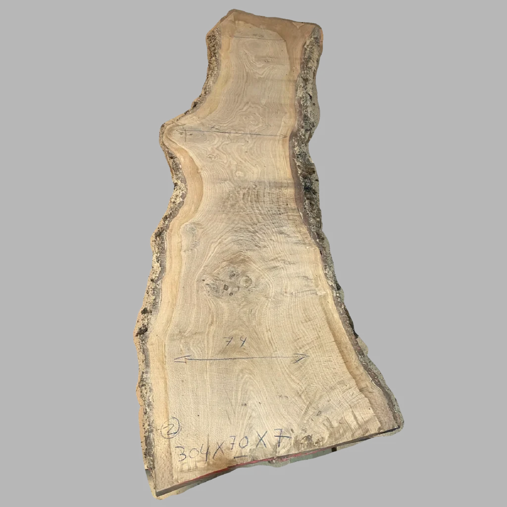 Tablón de madera de Roble Rareza 7 cm grosor