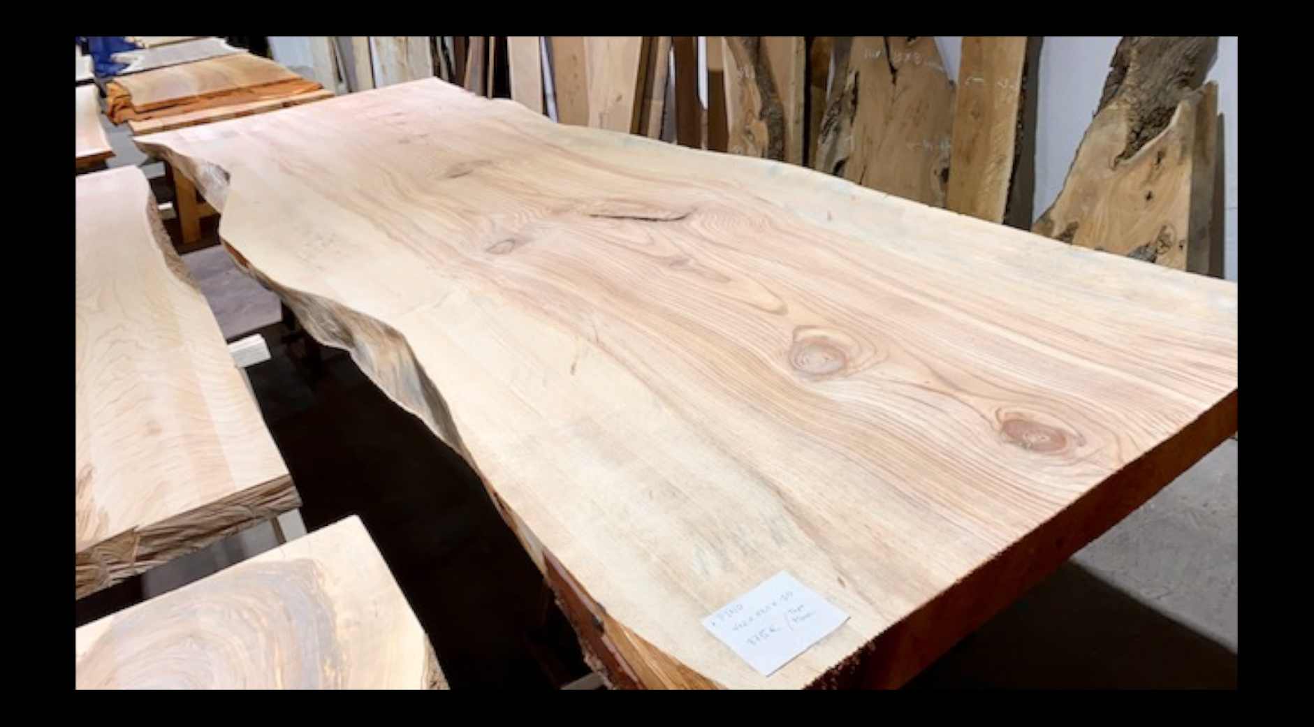 Tablón de madera de Pino Nordico 10 cm
