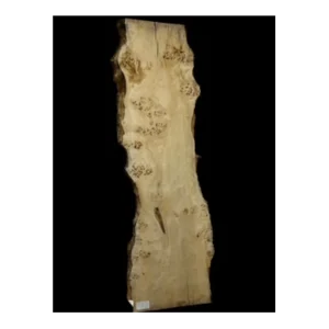 Tablón de madera de Álamo Raíz, pieza única de madera natural maciza, fabricada de manera artesanal.